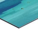 Billede af sommerglæde ved det turkisblå hav - Rivers – print på aluminium (Alu-Dibond)