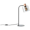 Tischleuchte Tim, braun, 50 x 18 cm, Glas Moderne tischlampe