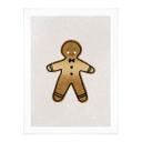 Póster de Navidad - Hombre de pan de jengibre - Orara Studio