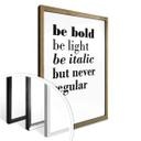 Plakat - Be bold