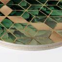 Cuadro de madera Fredriksson - La naturaleza se une a la geometría - Redondo