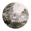 Póster Sir Edward - Paisaje con leopardos - Redondo