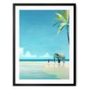 Póster Playa de los Elefantes en la India - Ríos