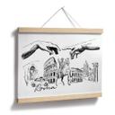 Póster Roma - Blanco y negro - Love your City