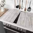 Dækplade til komfur - Shabby Chic træ