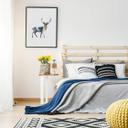 Plakat - Orara Studio - Deer Blue and Yellow