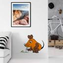 Muursticker De Muis Graaft