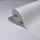 Papel pintado no tejido textura escayola liso moderno en blanco 