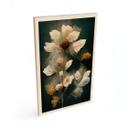 Cuadro de madera Esplendor pasajero de las flores - Treechild