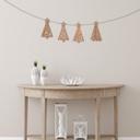 Decoración en madera - Árbol de Navidad con Muestra set de 4 - madera de caoba