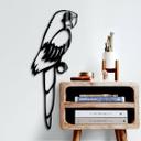 Decoración acrílica loro
