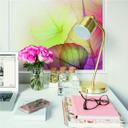 Poster autocollant - W - Pink Design