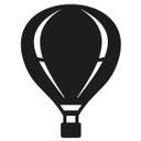 Muursticker Luchtballon