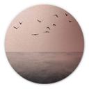 Dibond Schilderij met koper effect Silent Lake