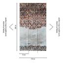 Livingwalls storbyhistorier THE WALL - tapet med steneffekt