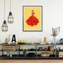 Póster Korenkova - Fashion Poppies amarillo
