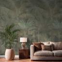 Fototapet palmer jungle udvidelig beige grøn 159x280 cm Ikke-vævet tapet  