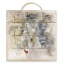 Cuadro de madera Schmucker - Dejar ir - 40x41,5 cm