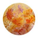 Plakat Golden Flower Rush - Pomata - Rund