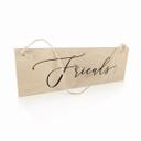 Houten Bordje - Friends