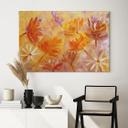 Canvasbillede Golden Blossom Rush | Botanisk kunst - Pomata