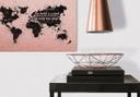 Tableau en alu-Dibond - Effet cuivre - The World is a book