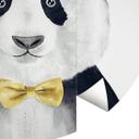 Fototapet - Rundt Cuddly Gentleman - vliesetapet/selvklæbende non-woven tapet