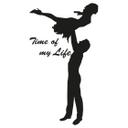 Sticker mural - Time of my Life