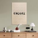 Cuadro de madera Knorke