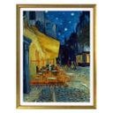 Póster van Gogh - Terraza del café al atardecer