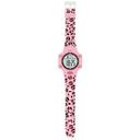 Sport Armbanduhr | Digitale Uhr für Kinder und Jugendliche | Pink Gepardmuster