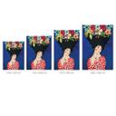 Fotobehang Vrouw met bloemen in het haar - Hülya