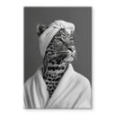 Glasbillede - Royale Spa time-out med leopard - Rahner