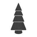 MDF Decoración navideña Árbol de Navidad XXL