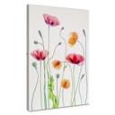 Tableau sur toile Disher - Colourful Poppies