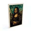 Træplakat Mona Lisa - modern