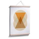 Plakat - Nouveauprints - Circles and triangles orange and brown