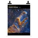 Póster Telescopio James Webb - Brújula de los Pilares de la Creación