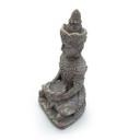 Sitzender Buddha aus Kunststein | 15x11x25 cm