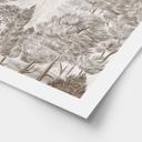Poster bos met boslandschap in beige - Ms Tiff