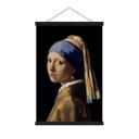 Póster de tela Vermeer - La joven de la perla
