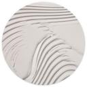 Bløde strukturer i beige - Pictufy Fototapet - Round - vliesetapet/selvklæbende non-woven tapet