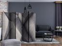 Rumdeler - Abstrakte betonblokke, 5-delt - 225x172 cm