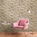 Magnolia tapet beige pink - tapet med mønster og blomster - Ikke-vævet tapet