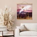 Tekstil plakat Elegant trane - SpaceFrog Designs