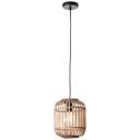 Pendelleuchte Willi, braun, 130 x 21,5 cm, Metall Pendellampe, dimmbar