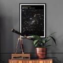 Póster Telescopio James Webb - Brújula de campo profundo