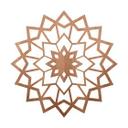 Arte en madera de caoba - Estrella colgante 02