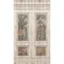 Fototapet med skovbillede Antik Beige Brun - Udvideligt design