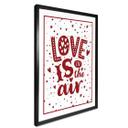 Póster Love is in the air rojo